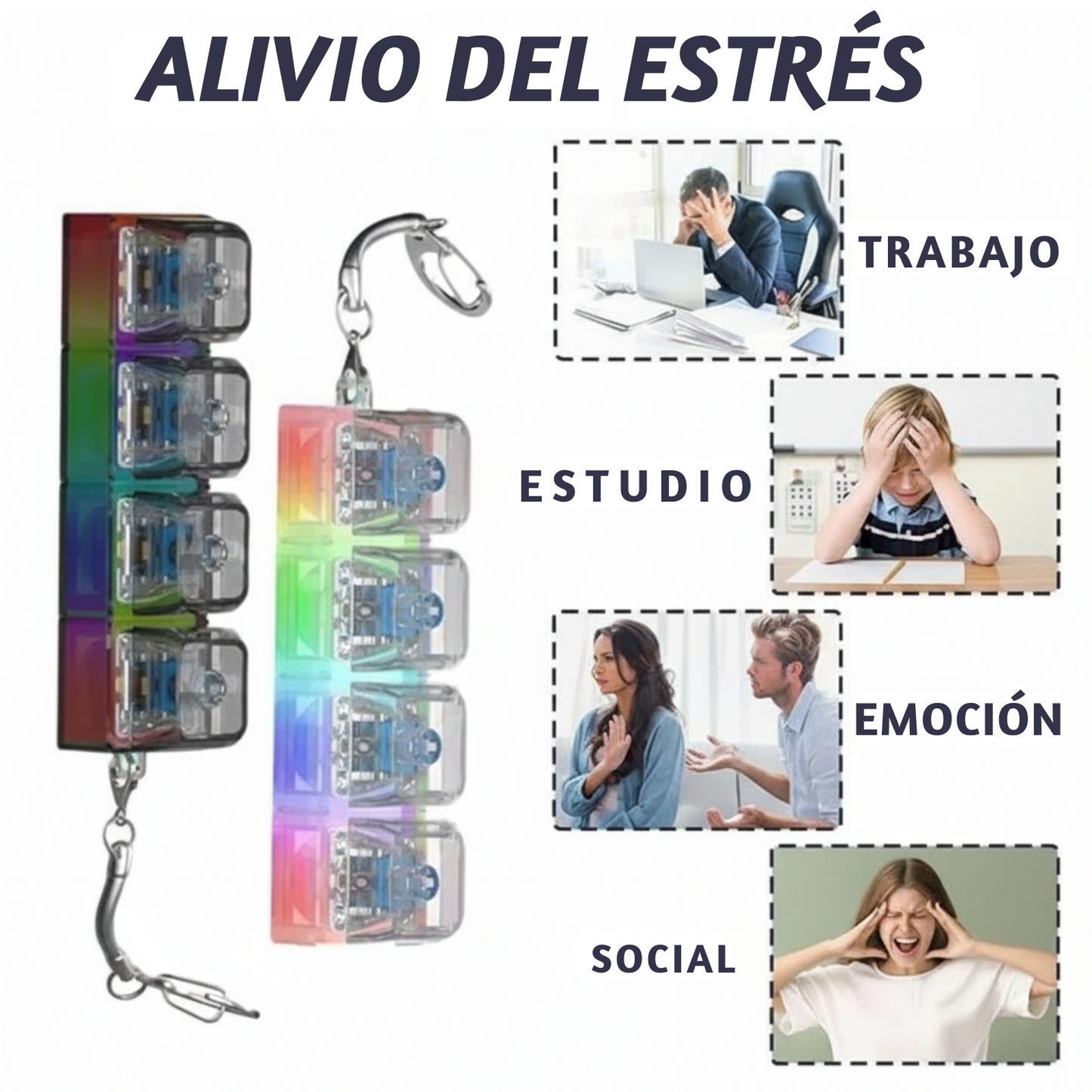 ClickLight™ Mini Teclado Anti-Estrés