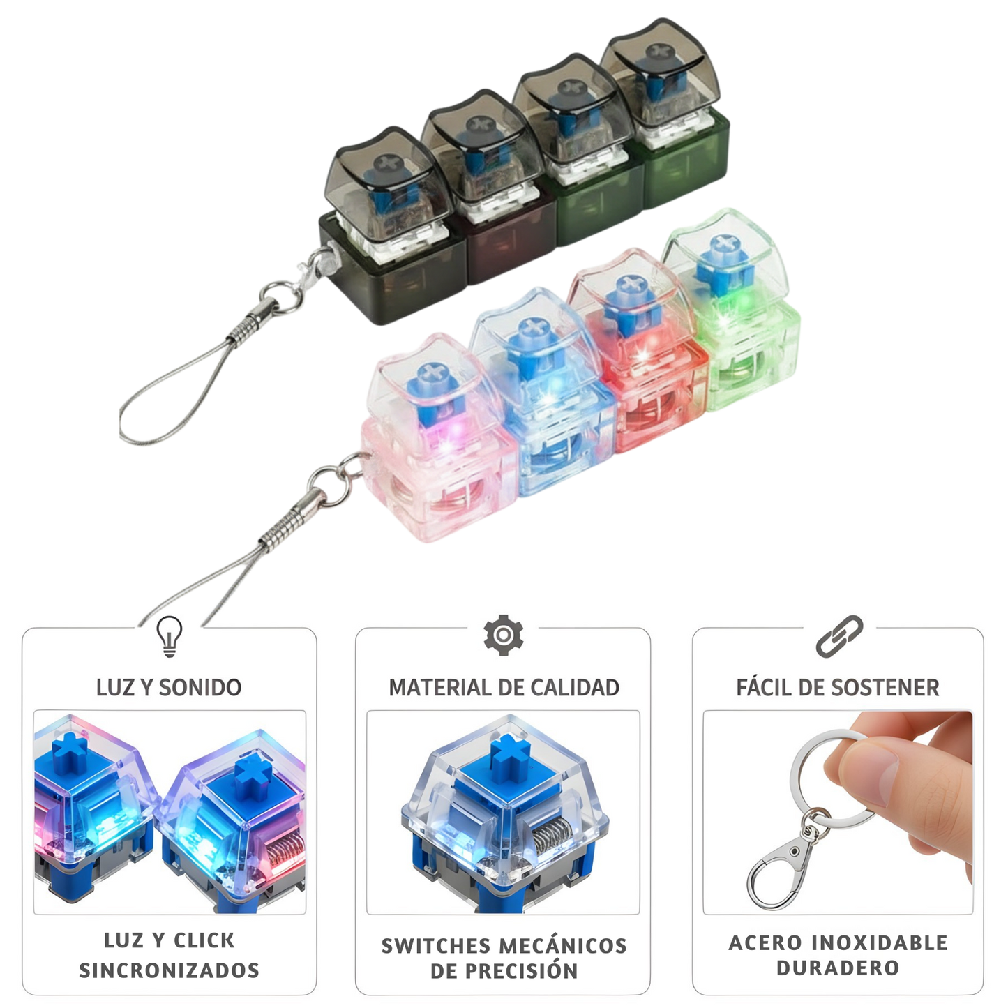 ClickLight™ Mini Teclado Anti-Estrés